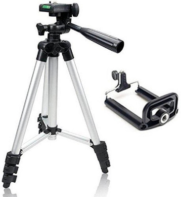 

BERRIN Tripod-3110 40.2 Inch Portable Camera Tripod With Three-Dimensional Head & Quick Release Plate For Sony Cameras Camcorders Mobile Tripod(Silver, Supports Up to 1500 g)
