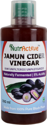 

NutrActive Jamun Cider Vinegar with Mother of Vinegar Vinegar(500 ml)