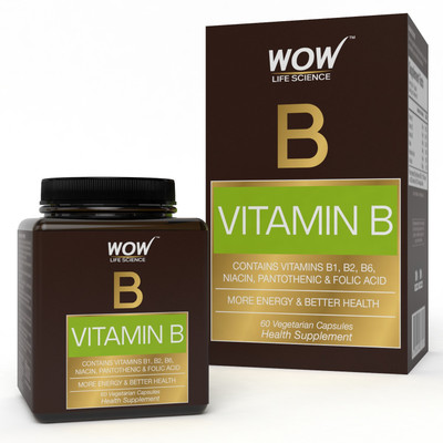 

WOW Life Science Vitamin B Capsules(60 No)