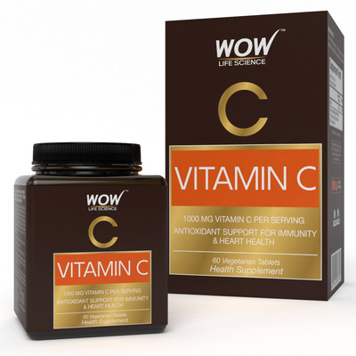 

WOW Life Science Vitamin C Capsules - 1000mg(60 No)