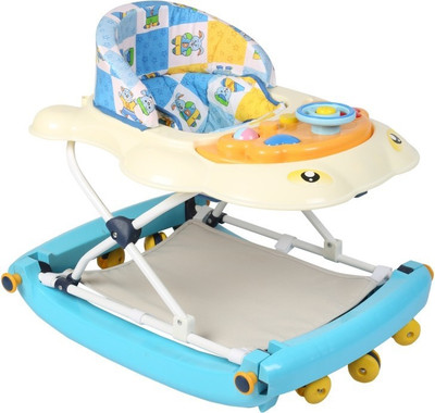 

Infanto Musical Walker & Rocker With Parent Rod(Blue)