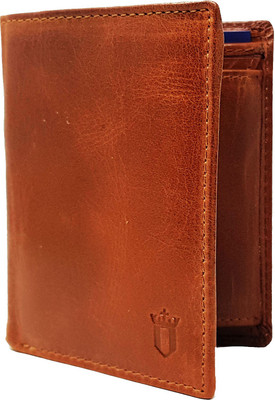 

Wildmount Men Brown Genuine Leather Wallet(4 Card Slots)