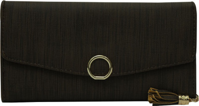 

Cidky Women Brown Artificial Leather Wallet(4 Card Slots), Coffee brown