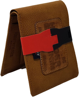 

Wildmount Boys Tan Genuine Leather Wallet(4 Card Slots)