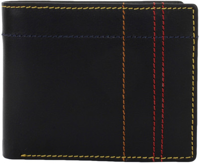 

K London Men Blue Genuine Leather Wallet(8 Card Slots)