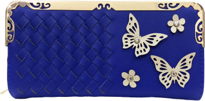 

Ferishta Women Blue Artificial Leather Wallet(8 Card Slots)