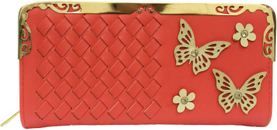 

Ferishta Women Red Artificial Leather Wallet(8 Card Slots)