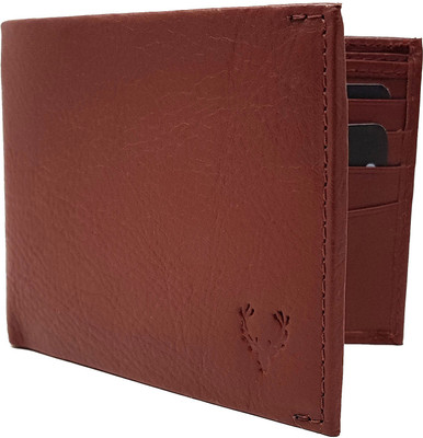 

Wildmount Men Brown Genuine Leather Wallet(8 Card Slots)