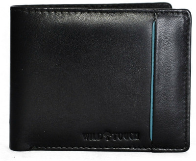 

WildTouch Men Black Genuine Leather Wallet(7 Card Slots)