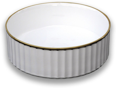 

CONNELL CERAMICS CROWN WHITE 0.51 Table Top Basin(WHITE + GOLD)