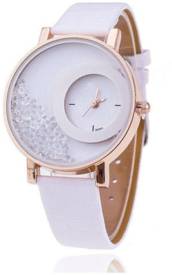 

Infinity Enterprise white branded stylist leather Watch - For Girls