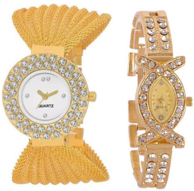 

Infinity Enterprise new golden fancy stylist Watch - For Girls