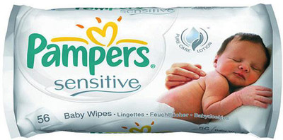 

Pampers Baby Wipes 56Pc - Sensitive
