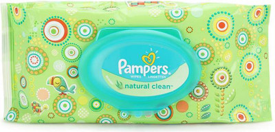 

Pampers Baby Wipes 64Pc - Natural Clean