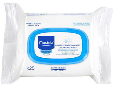 

Mustela Cleansing Wipes - 25pc