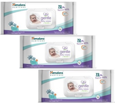 HIMALAYA Gentle Baby Wipes 72 x 3pcs(3 Wipes)