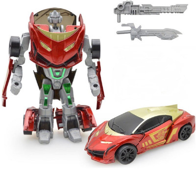 

Montez Deformation Super Hero Alloy Man Robot to Car Transformation Toy(Multicolor)