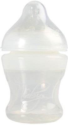 

Nuby Silicone Bottle With Slow Flow Nipple - 150 ml(White)
