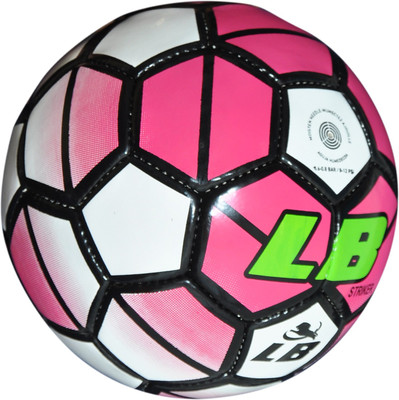 

Locham Brothers Striker Football - Size: (Pack of 1, Multicolor, Pink