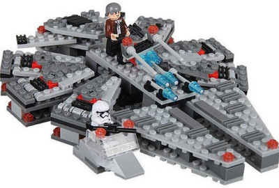 

Montez 88050 260 pcs Warriors Aircraft Building Block Toy with 2 Mini Figures(Multicolor)