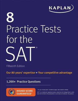 8 Practice Tests for the SAT(English, Paperback, Kaplan Test Prep)