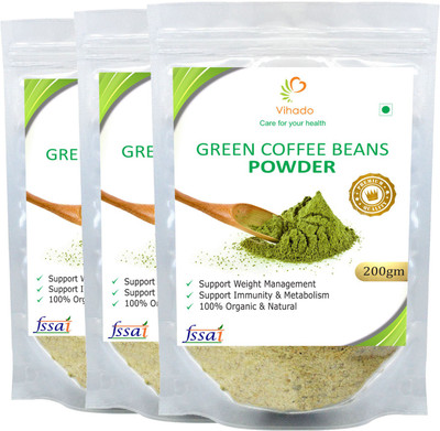 

Vihado Premium Quality 100% Natural Roast & Ground Coffee 200 g(Pack of 3)