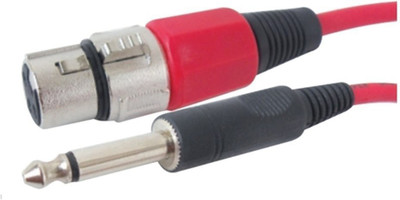 

Medha M-65 Mono Audio Cable(Compatible with Mobile, Laptop, Tablet, Mp3, Gaming Device, Red)
