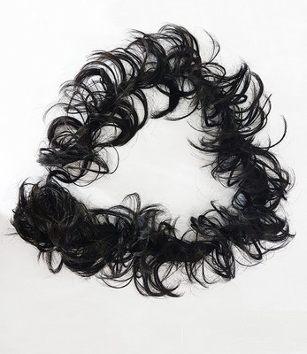 

INAAYA Synthetics Hair Bun Updo Hairpiece Ponytail Hair Wavy Curly Messy Hair Bun Hair Accessory Set(Black)