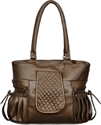 gauravcollections Hand-held Bag(Brown)