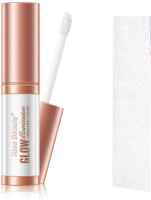 

Kiss Beauty Face Illuminator Makeup Liquid Highlighter Contour Glow Shimmer Shiny Bronzer Long Lasting Highlighter(Shiny Silver)