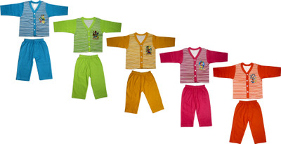 KIDDY STAR Baby Boys & Baby Girls Casual Bodysuit Bodysuit(Multicolor) KIDDY STAR Baby Boys & Baby Girls Casual Bodysuit Bodysuit(Multicolor)