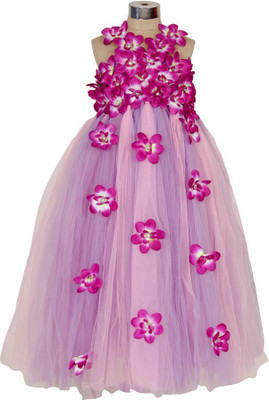 

Samsara Couture Girls Maxi/Full Length Party Dress(Pink, Sleeveless