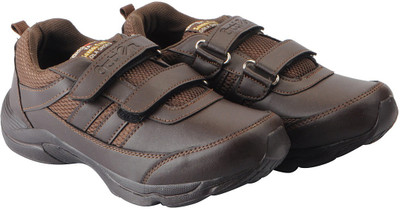 

Action Boys & Girls Velcro Running Shoes(Brown