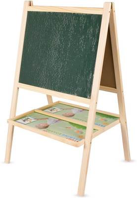 

Baybee 2-in-1 Premium Standing Art Easel | Dry-Erase Board, Chalkboard, Magnetic Sponge, Marker Pens, Chalks & Bottom Tray | Learning Play for Toddlers(Green, White, Multicolor)