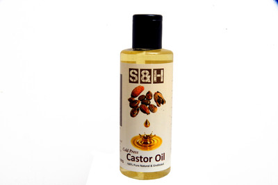 

SH S & H Castor oil 100 ml 100 % cold press natural extra virgin(100 ml)