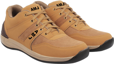 

AMJ Amj Tan Nubuck Leather Casual Casuals For Men Casuals For Men(Tan