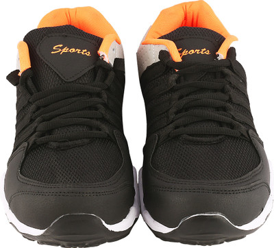

Clymb Casuals For Men(Black, Orange