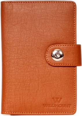 

Wildmount Men Tan Artificial Leather Document Holder(4 Card Slots)