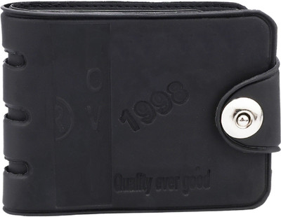 

Peacock Mundkar Boys Black Artificial Leather Wallet(8 Card Slots)