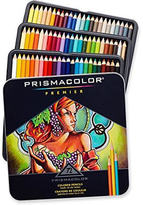 

Prismacolor 3599Tn Premier Colored Pencils, Soft Core, 72-Count