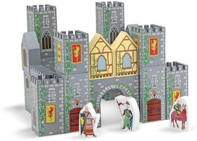 

Melissa & Doug Castle Blocks Play Set(Multicolor)