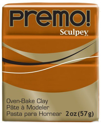 

Sculpey Premo Polymer Clay 2 Ounces-Raw Sienna