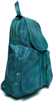 

SALEBOX Double Pocket Flap Bagpack 10 L Backpack(Green)