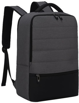 

XSPACE Anti-Theft USB enabled Charging Travel Laptop Backpack Waterproof Leather Bag College Office School Backpack 20 L Laptop Backpack(Black, Grey)