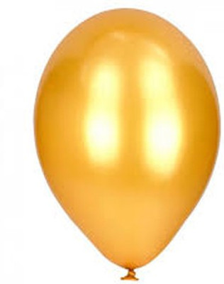 

Retail Factory Solid RFB7 Metallic Balloon(Gold, Pack of 50)