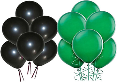 

Retail Factory Solid RFB48 Metallic Balloon(Black, Green, Pack of 100)