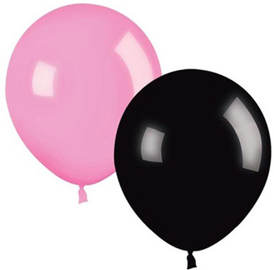 

Retail Factory Solid RFB42 Metallic Balloon(Black, Pink, Pack of 100)