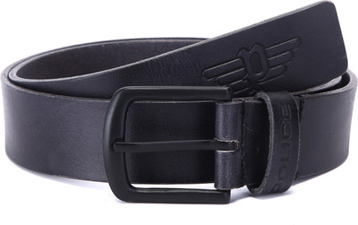 

Police Men Casual Black Genuine Leather Belt