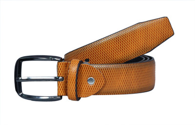

Hornwood Men Tan Artificial Leather Belt