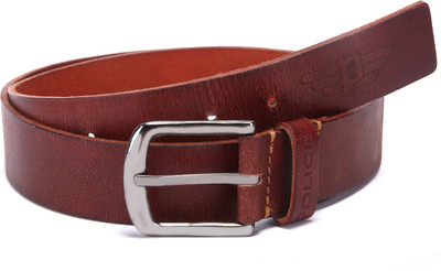 

Police Men Casual Brown Genuine Leather Belt